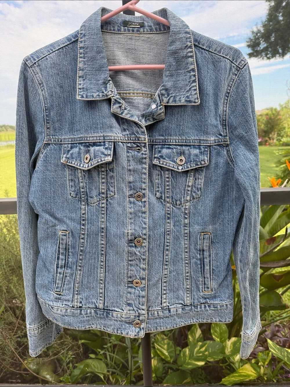 J. Crew Light Wash Classic Denim Jacket